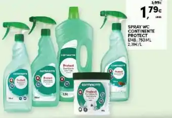 Continente Spray WC Continente Protect 750ml promoção