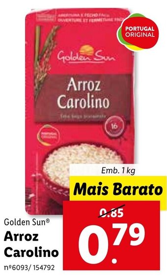 Golden Sun Arroz Carolino 1kg