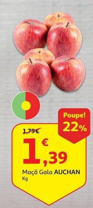 Auchan Maçã gala auchan, kg promoção