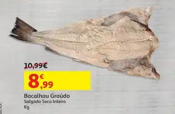 Auchan Bacalhau graúdo noruega kg promoção