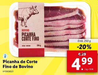 Picanha de Corte Fino de Bivino 250g