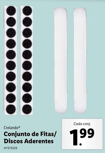 Lidl Crelando Conjunto de Fitas/ Discos Aderentes promoção