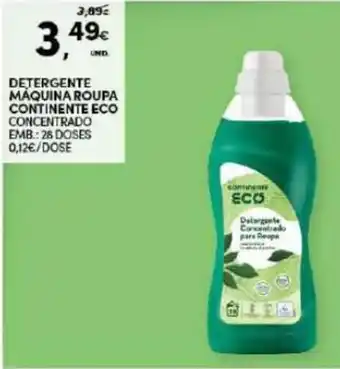 Continente Detergente Máquina Roupa Continente Eco 28 Doses promoção