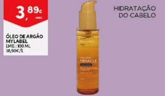 Continente Óleo de Argão Mylabel 100ml promoção