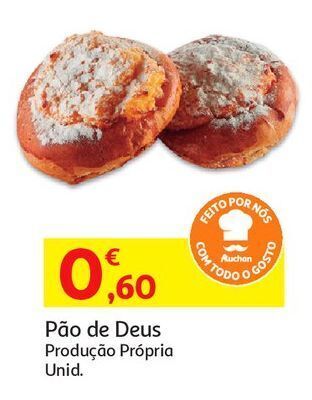 Auchan Pão de deus:un produção própria promoção