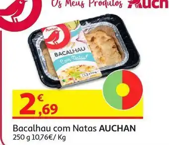Auchan Bacalhau com natas auchan:250 g promoção