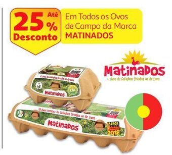 Auchan Ovos do campo matinados promoção