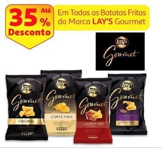 Auchan Batatas lisas lay's promoção