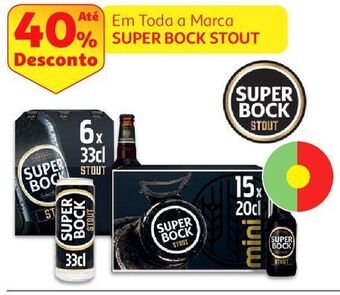 Auchan Cerveja preta super bock promoção