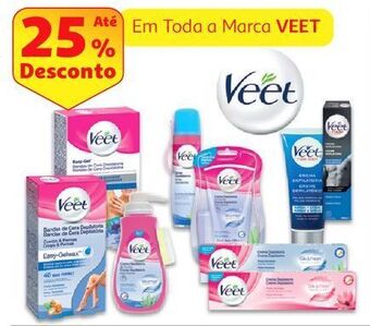 Auchan Depilatório spray veet promoção