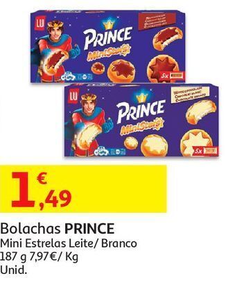 Auchan Bolacha prince promoção