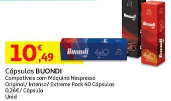 Auchan Cápsulas buondi promoção