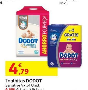 Auchan Toalhitas dodot promoção