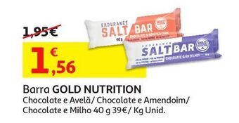 Auchan Barra salt bar goldnutrition promoção