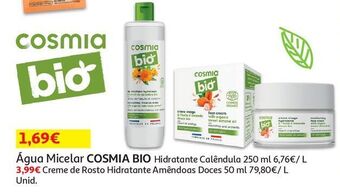 Auchan Água micelar cosmia bio promoção