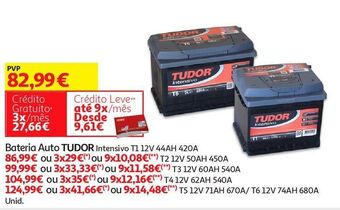 Auchan Bateria auto tudor promoção
