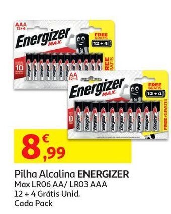 Pilha alcalina energizer