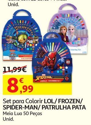 Auchan Set colorir lol promoção