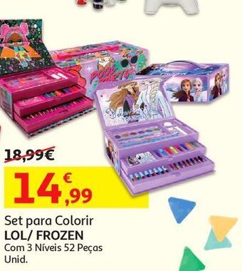 Auchan Set colorir lol promoção