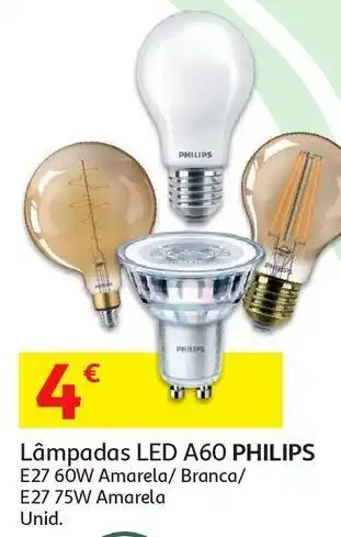 Auchan Lampadas led a60 philips promoção