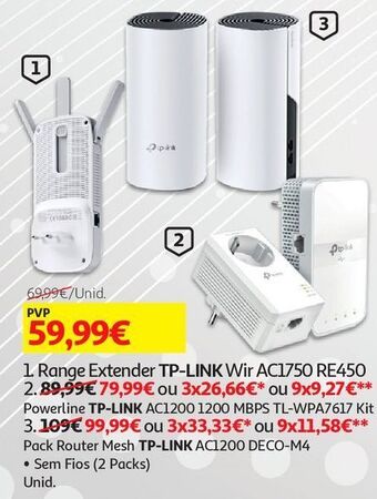 Auchan Range extender tp-link promoção