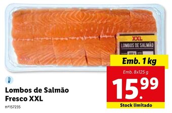 Lidl Lombos de Salmão Fresco XXL 1kg promoção