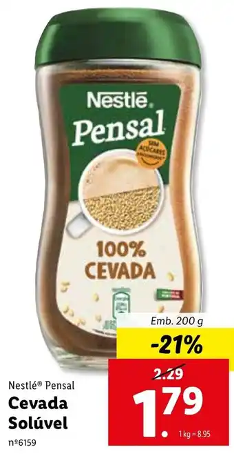 Lidl Nestlé Pensal Cevada Solúvel 200g promoção