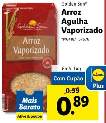 Golden Sun Arroz Agulha Vaporizado 1kg