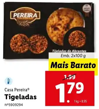 Lidl Casa Pereira Tigeladas 2 x 100g promoção