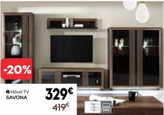 Conforama Móvel tv promoção