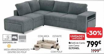 Conforama Chaise longue promoção