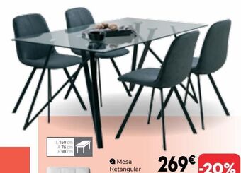 Conforama Mesa de jantar promoção