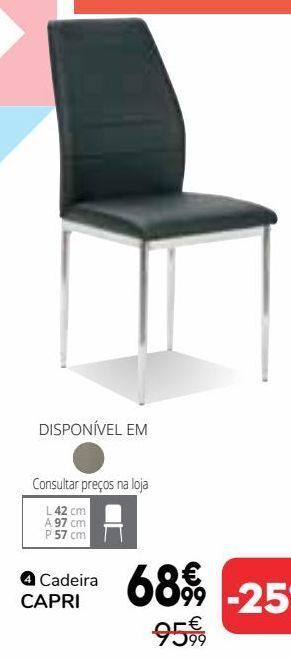 Conforama Cadeiras promoção