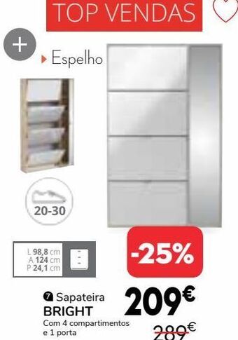 Conforama Sapateira promoção