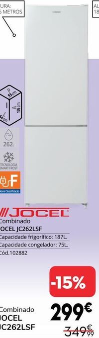Conforama Frigorífico combinada jocel promoção