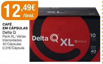 Intermarché Cápsulas de café delta q promoção