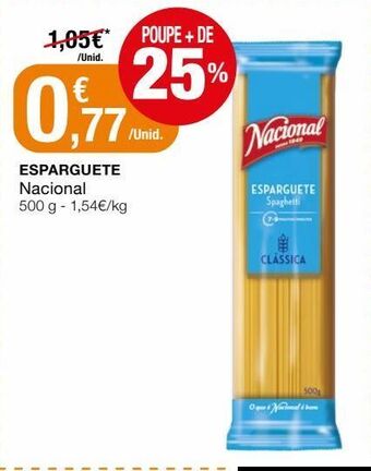 Intermarché Esparguete nacional promoção