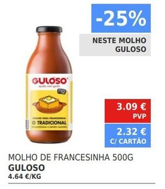Minipreço Molhos guloso promoção