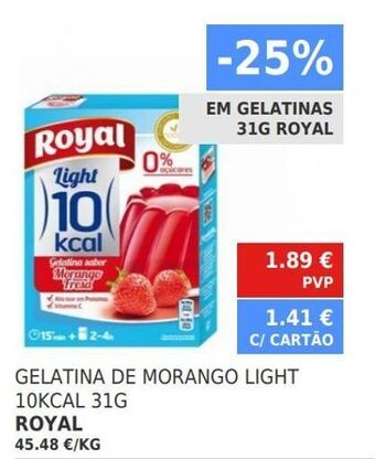 Minipreço Gelatina royal promoção