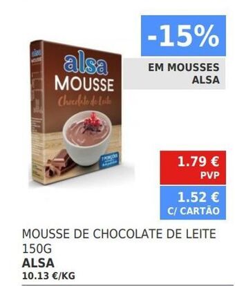 Minipreço Mousse de chocolate alsa promoção