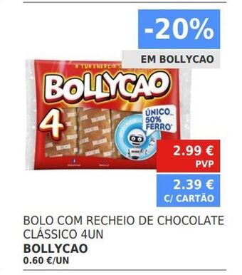 Minipreço Bolo bollycao promoção