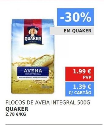 Cereal de aveia quaker