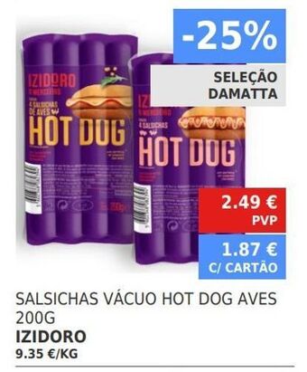 Minipreço Salsicha izidoro promoção