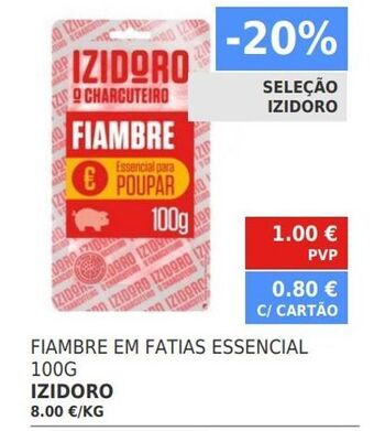 Minipreço Presunto izidoro promoção