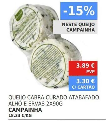 Minipreço Queijo de cabra campainha promoção