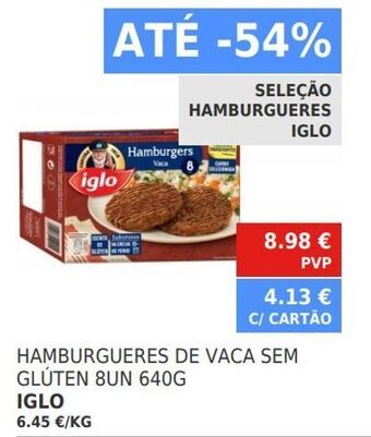 Minipreço Hambúrguer iglo promoção