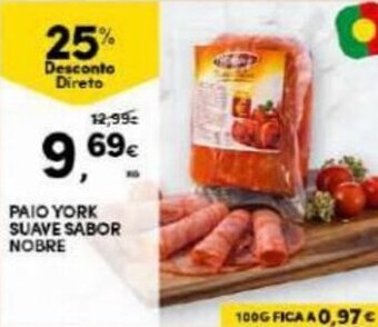 Continente Paio York Suave Sabor Nobre promoção