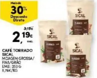 Continente Café Torrado Sical 250g promoção