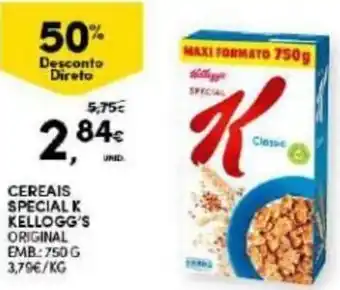 Continente Cereais Special Kellogg's 750g promoção