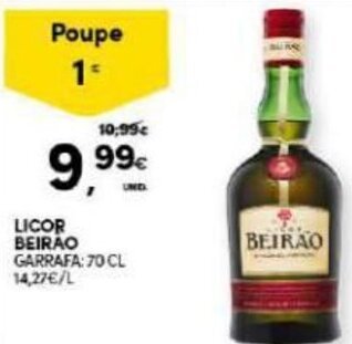 Continente Licor Beirão 70cl promoção